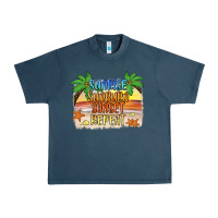 Midnight Navy sunrise sunburn sunset repeat2 Urban Heavy Tee - JahusDesignShop