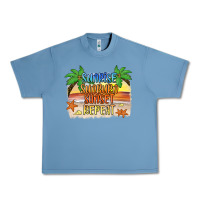 Pebble Blue sunrise sunburn sunset repeat2 Urban Heavy Tee - JahusDesignShop