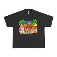 Pigment Black sunrise sunburn sunset repeat2 Urban Heavy Tee - JahusDesignShop