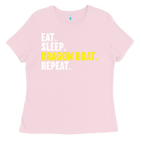 Bubblegum Pink Dragon Boat-Kdkal Ladies Tee - lanVoArt