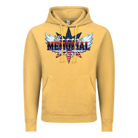 Vintage Mustard happy memorial day Vintage Hoodie - HowdyJamesFarm