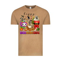 Vintage Camel happy hallothanksmas skeleton coffee cups Vintage Tee - texasbilliewilder