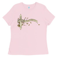 Bubblegum Pink genesis   wind & wuthering Ladies Tee - lanVoArt