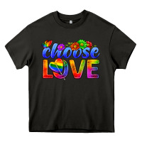 Asphalt Pride LGBTQ+ Choose Love Heavy Core Tee - BundleAndBundleShop