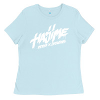 Baby Blue hajime Ladies Tee - lanVoArt