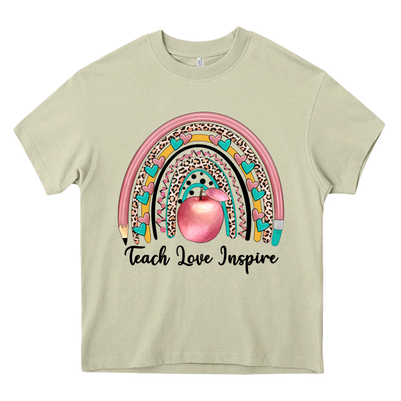 Teach Love Inspire Heavy Core Tee by JahusDesignShop | Teevron