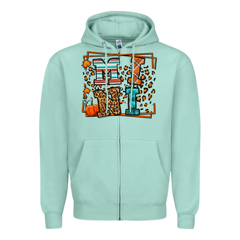 Fall Autumn Leopard Mini Zipper Hoodie by LillyAllenDesigns | Teevron