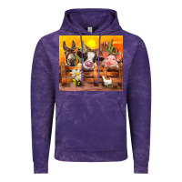 Cloud Purple farm animal Vintage Hoodie - TumblerDesignByShophia