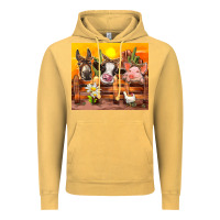 Vintage Mustard farm animal Vintage Hoodie - TumblerDesignByShophia