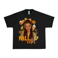 Black Fall vibes afro woman Urban Heavy Tee - NancyCooperArtShop