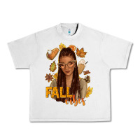 Lunar Rock Fall vibes afro woman Urban Heavy Tee - NancyCooperArtShop