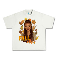 Pistachio Fall vibes afro woman Urban Heavy Tee - NancyCooperArtShop