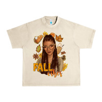 Sandshell Fall vibes afro woman Urban Heavy Tee - NancyCooperArtShop