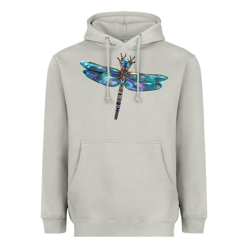 Blue Dragonfly Heavyweight Hoodie by LillyAllenDesigns | Teevron