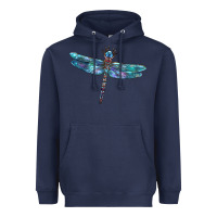 Navy Blue Dragonfly Heavyweight Hoodie - LillyAllenDesigns