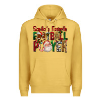 Santa's Favorite Football Player For Christmas Premium Hoodie | Teevron