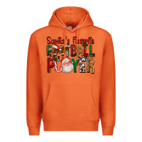 Carrot Santa's Favorite Football Player For Christmas Premium Hoodie - FaDigitalArtStudio