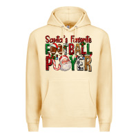 Pina Colada Santa's Favorite Football Player For Christmas Premium Hoodie - FaDigitalArtStudio