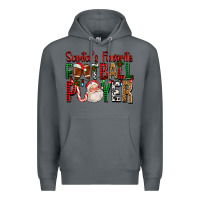 Rock Santa's Favorite Football Player For Christmas Premium Hoodie - FaDigitalArtStudio