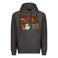 Smoke Santa's Favorite Football Player For Christmas Premium Hoodie - FaDigitalArtStudio
