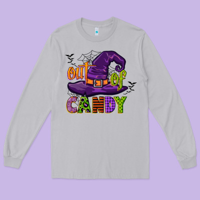 Out Of Candy Long Sleeve Tee Designed By Cowgirlartshop