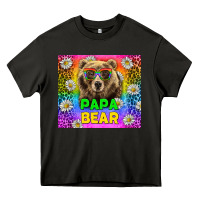 Asphalt Western Papa Bear LGBTQ+ Tumbler Heavy Core Tee - BundleAndBundleShop