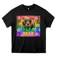 Black Western Papa Bear LGBTQ+ Tumbler Heavy Core Tee - BundleAndBundleShop