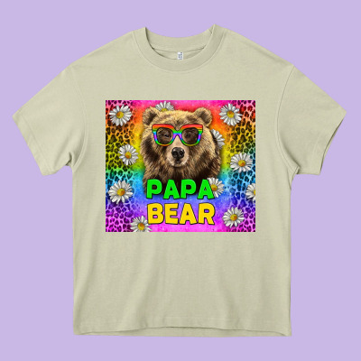 Western Papa Bear Lgbtq+ Tumbler Heavy Core Tee Designed By Bundleandbundleshop
