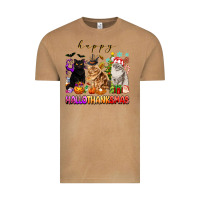 Vintage Camel happy hallothanksmas cats Vintage Tee - texasbilliewilder