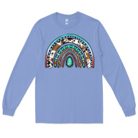 Colony Blue blessed western rainbow Long Sleeve Tee - Jasminsmagicworld