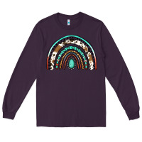 Plum blessed western rainbow Long Sleeve Tee - Jasminsmagicworld
