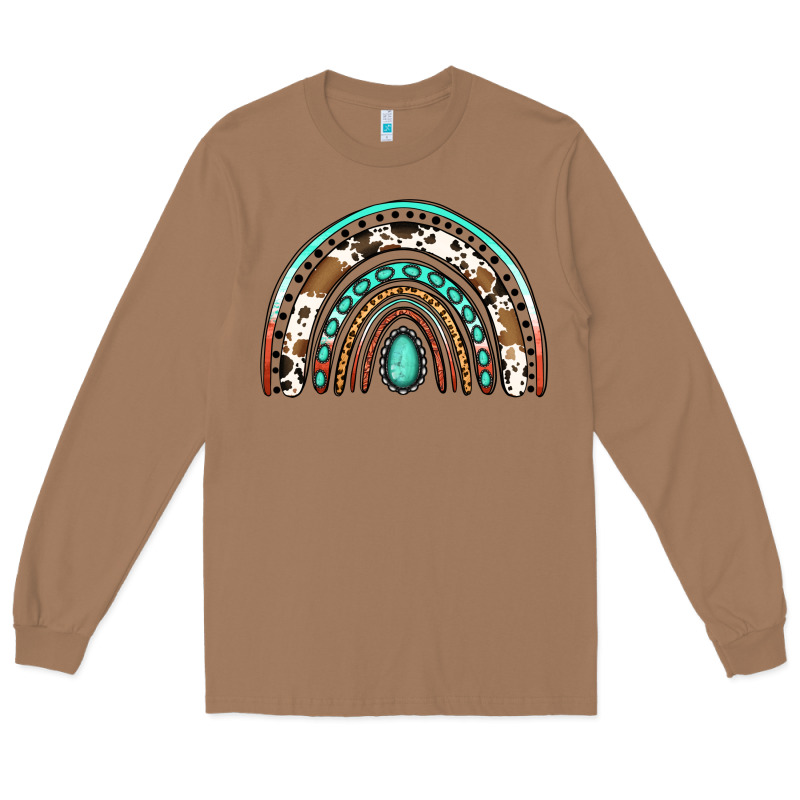 Blessed Western Rainbow Long Sleeve Tee by Jasminsmagicworld | Teevron