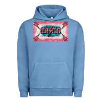 Pigment Pebble Blue western mama pink glitter Urban Hoodie - BarkalooDesign