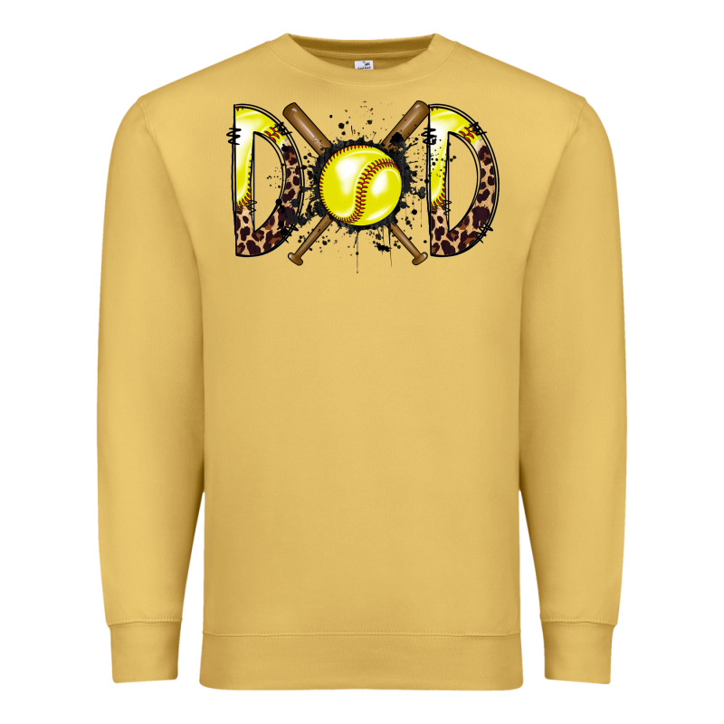 Dad Softball Premium Sweatshirt by RacoonDesign | Teevron