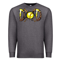 Charcoal Heather dad softball Premium Sweatshirt - RacoonDesign