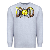 Heather Grey dad softball Premium Sweatshirt - RacoonDesign