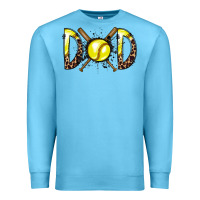 Ocean Blue dad softball Premium Sweatshirt - RacoonDesign