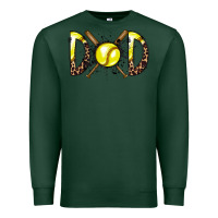 Sports Green dad softball Premium Sweatshirt - RacoonDesign