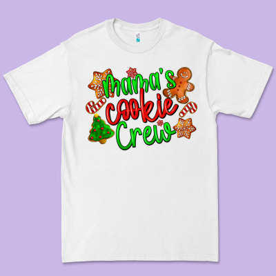 Mama's Cookie Crew Premium Tee Designed By Lillyallendesigns