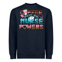 Navy coffee gives me nurse powers bbs Heavyweight Sweatshirt - BundleAndBundleShop