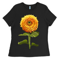 Black Gummy Bear Sunflower Ladies Tee - LillyAllenDesigns