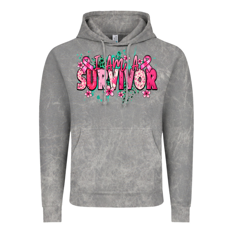 I Am A Survivor Cancere Awareness Vintage Hoodie by HowdyJamesFarm | Teevron