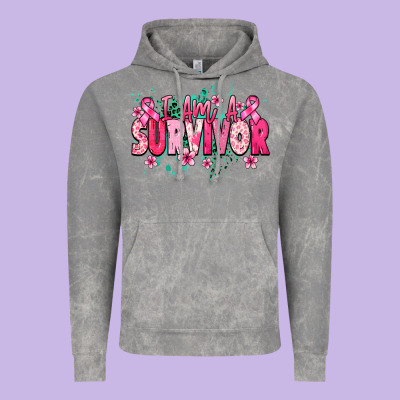 I Am A Survivor Cancere Awareness Vintage Hoodie Designed By Howdyjamesfarm