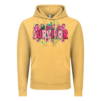 Vintage Mustard I am a survivor Cancere Awareness Vintage Hoodie - HowdyJamesFarm