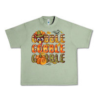 Oil Green Gobble gobble turkey Thanksgiving Urban Heavy Tee - NancyCooperArtShop