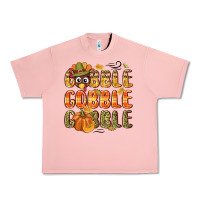 Salmon Gobble gobble turkey Thanksgiving Urban Heavy Tee - NancyCooperArtShop