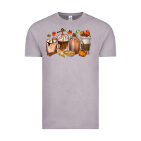 Vintage Zinc Pumpkin Spice Coffee Cups Vintage Tee - texasbilliewilder