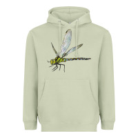 Matcha Blue And Yellow Dragonfly Heavyweight Hoodie - LillyAllenDesigns