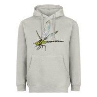 Moon Dust Blue And Yellow Dragonfly Heavyweight Hoodie - LillyAllenDesigns