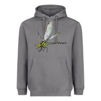 Storm Blue And Yellow Dragonfly Heavyweight Hoodie - LillyAllenDesigns